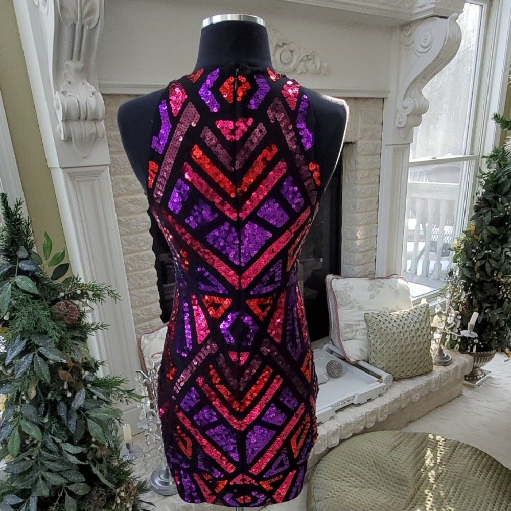 Express extra small evening dress bling! go girl - Picture 2 of 3